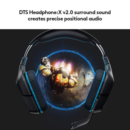 Logitech G432 Wired Gaming Headset - Black
