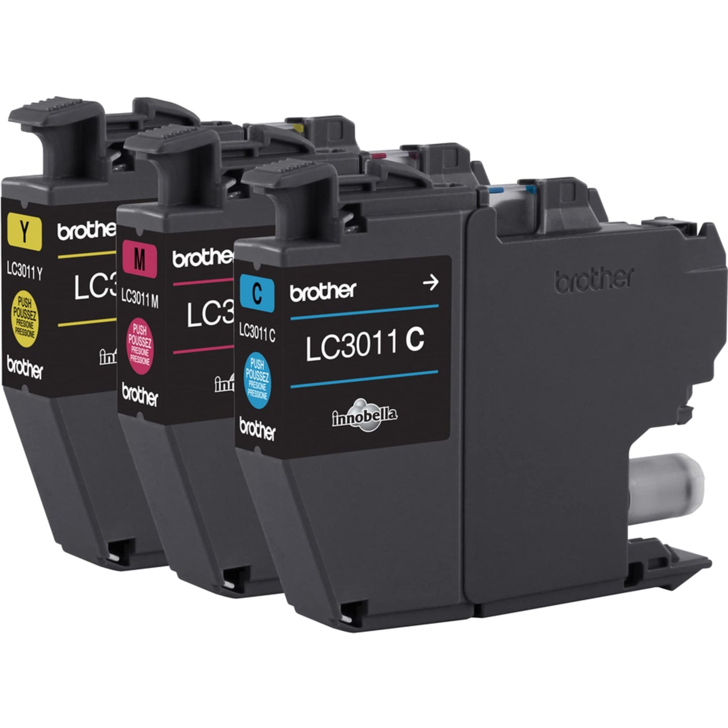 Brother Genuine LC30113PKS Standard Yield Colour Ink Cartridge Value Pack (3), original ink replacement cartridges, cyan/magenta/yellow, ink for Brother inkjet printers MFCJ491DW, MFCJ497DW, MFCJ690DW 🍁 All In One Marketplace Canada
