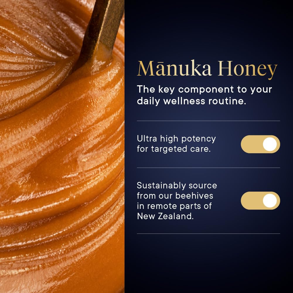 Manuka Health MGO 400+ Manuka Honey - UMF 13+ Certified, 250g Raw & Unpasteurized