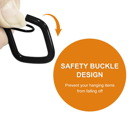 30 Pcs Screw Hooks for String Lights, Q-Hanger Hook with Safety Buckle 🍁 All In One Marketplace Canada