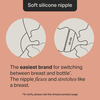 Tommee Tippee Natural Start Baby Bottle Set, Breast-Like Nipples, 0m+ Tommee Tippee