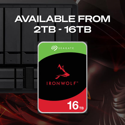 Seagate IronWolf 8TB NAS Internal Hard Drive HDD – 3.5 Inch SATA 6Gb/s 7200 RPM 256MB Cache for RAID Network Attached Storage (ST8000VNZ04/ST8000VN004)