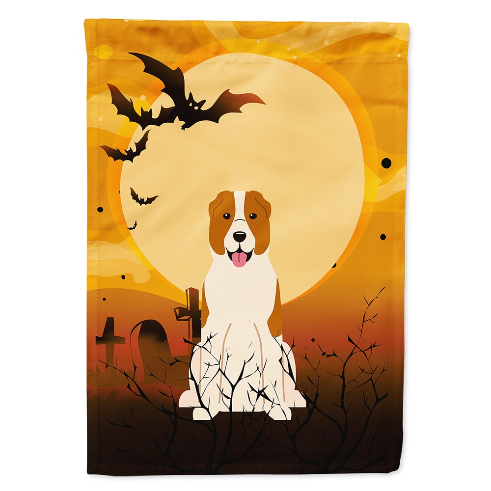 Drapeau Caroline's Treasures BB4315CHF Halloween Berger d'Asie centrale, toile, taille maison, grand, multicolore