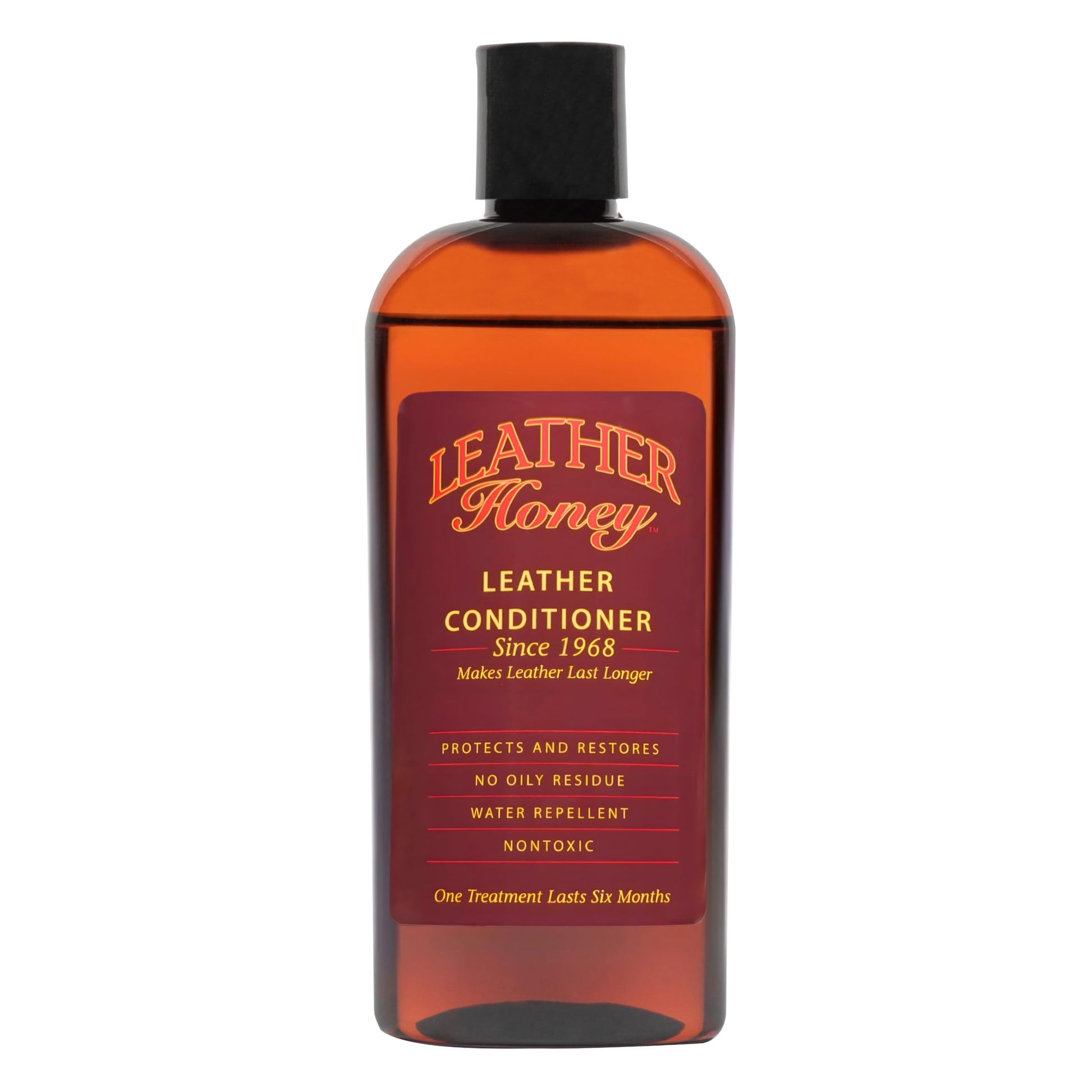 Leather Honey Leather Conditioner - Quality Leather Care Since 1968 - Leather Conditioner for Auto Interiors, Furniture, Shoes, Bags, Accessories & Apparel - 8oz