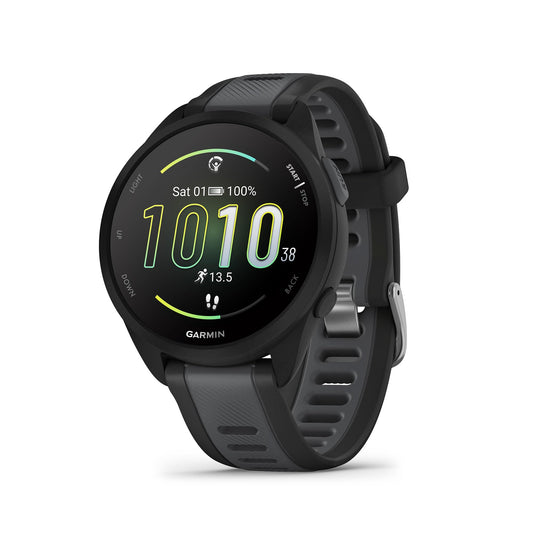 Garmin Forerunner® 165, Running Smartwatch, Colorful AMOLED Display, Training Metrics and Recovery Insights, Black