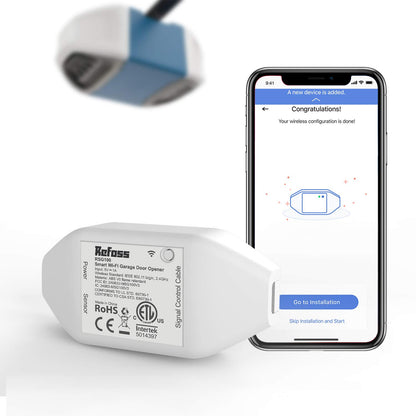 Refoss Smart WiFi Garage Door Opener, App Remote & Voice Control