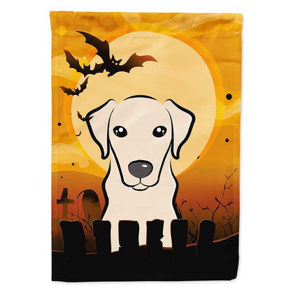 Caroline's Treasures BB1780CHF Halloween Yellow Labrador Canvas House Size Flag, Multicolor, Large