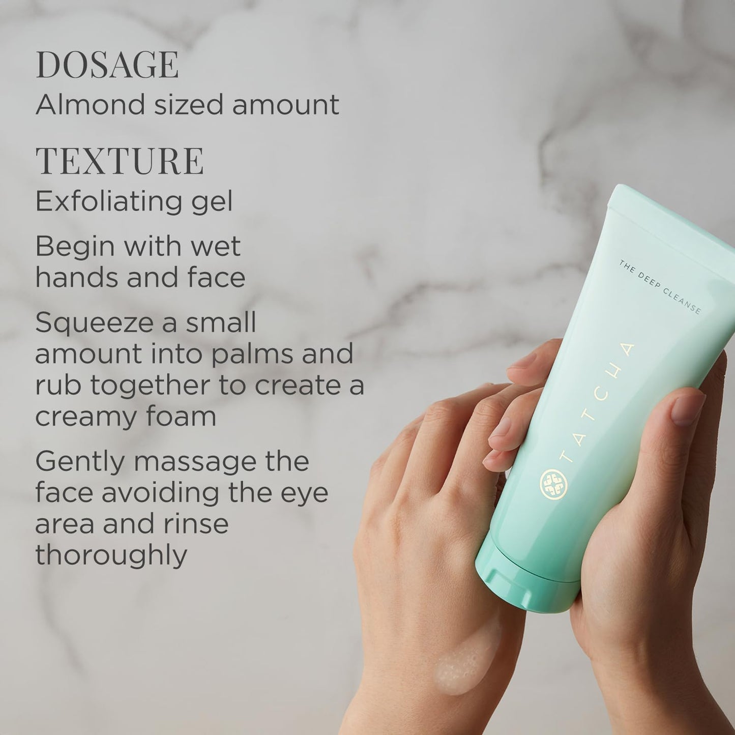 TATCHA The Deep Cleanse | Deep, Gentle Exfoliating Cleanser - Lifts Dirt & Unclogs Pores for Oily & Combo Skin | 150 ml, 5.0 fl. oz. - Available at All In One Marketplace Canada