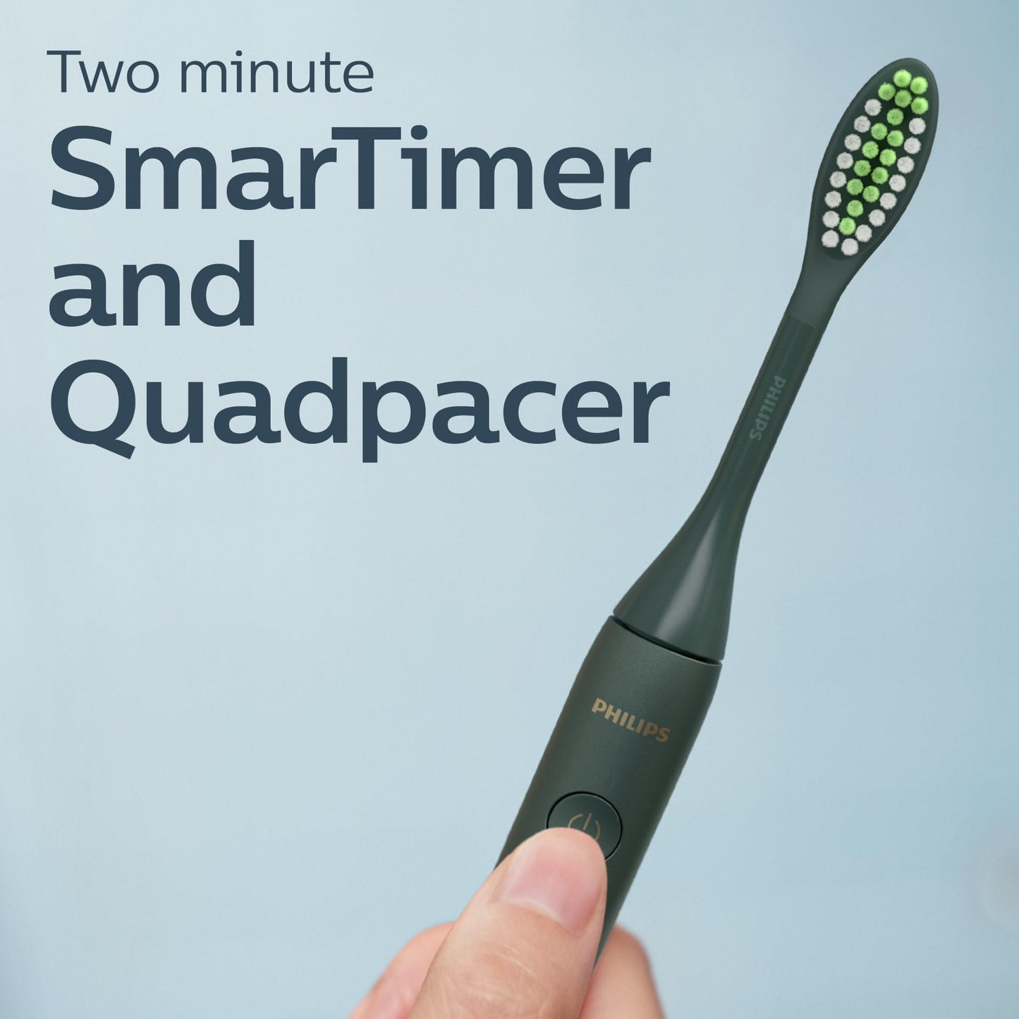 Philips One by Sonicare Rechargeable Toothbrush, 1 Brush Head, Green Philips Sonicare