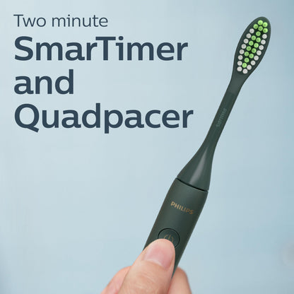 Philips One by Sonicare Rechargeable Toothbrush, 1 Brush Head, Green Philips Sonicare