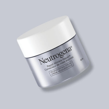 Neutrogena Retinol Face Moisturizer, Rapid Wrinkle Repair, Daily Anti-Aging Neck & Face Cream with Hyaluronic Acid, Retinol Cream, Fragrance Free, Fades Fine Lines, Wrinkles and Dark Spots, 48 mL - Available at All In One Marketplace Canada