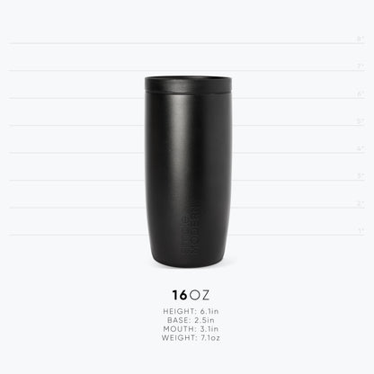 Gobelet de voyage pour café Simple Modern Halloween, couvercle à 360° | 475 ml | Squelettes