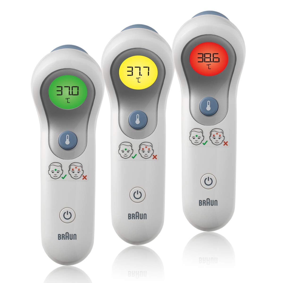 Braun BNT300CA No-Touch and Forehead Thermometer with Colour Coded Display for Baby, Children and Adults, No. 1 Brand Among Pediatricians and Moms 🍁 All In One Marketplace Canada