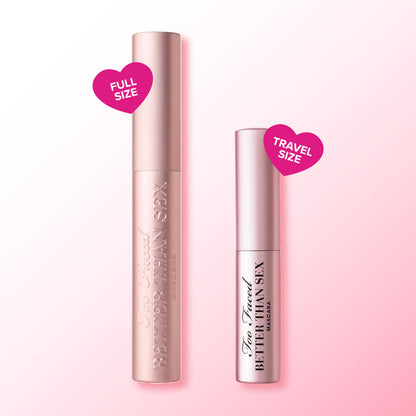 Too Faced Better Than Sex Volumizing Mascara | False Lash Effect with Volume, Length, Curling + Conditioning Peptides, 8 ml, Black - Available at All In One Marketplace Canada