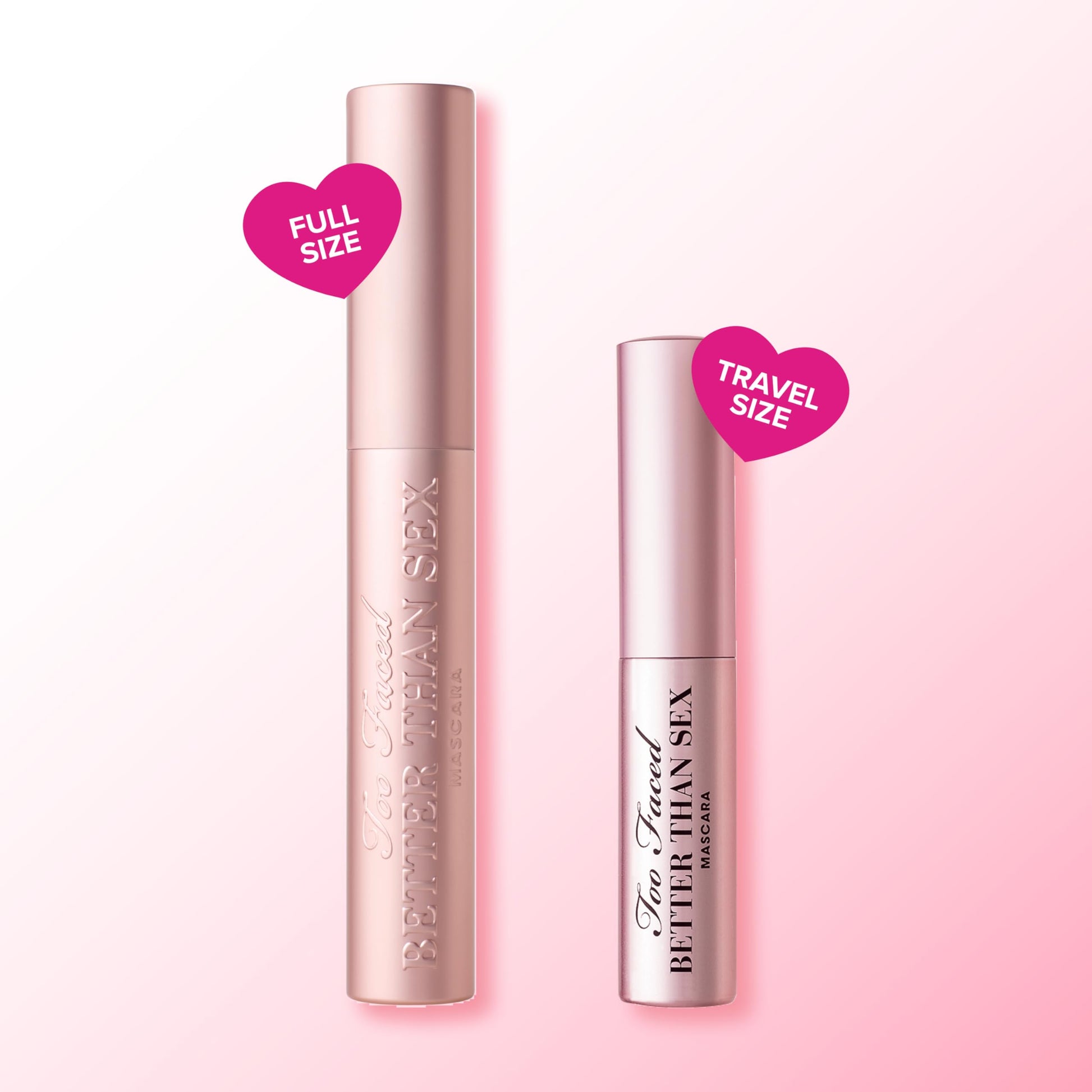 Too Faced Better Than Sex Volumizing Mascara | False Lash Effect with Volume, Length, Curling + Conditioning Peptides, Travel Size, 4.8 g, Black - Available at All In One Marketplace Canada