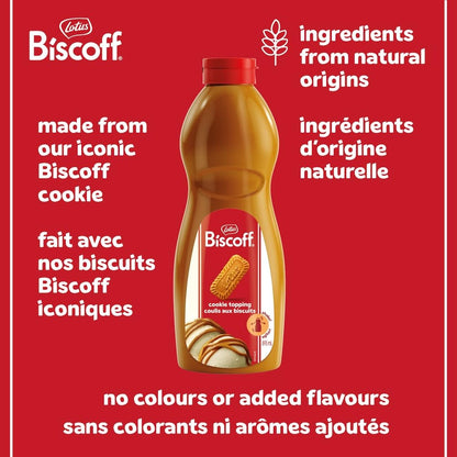 Biscoff Cookie Butter Topping - Squeeze Bottle - 1kg