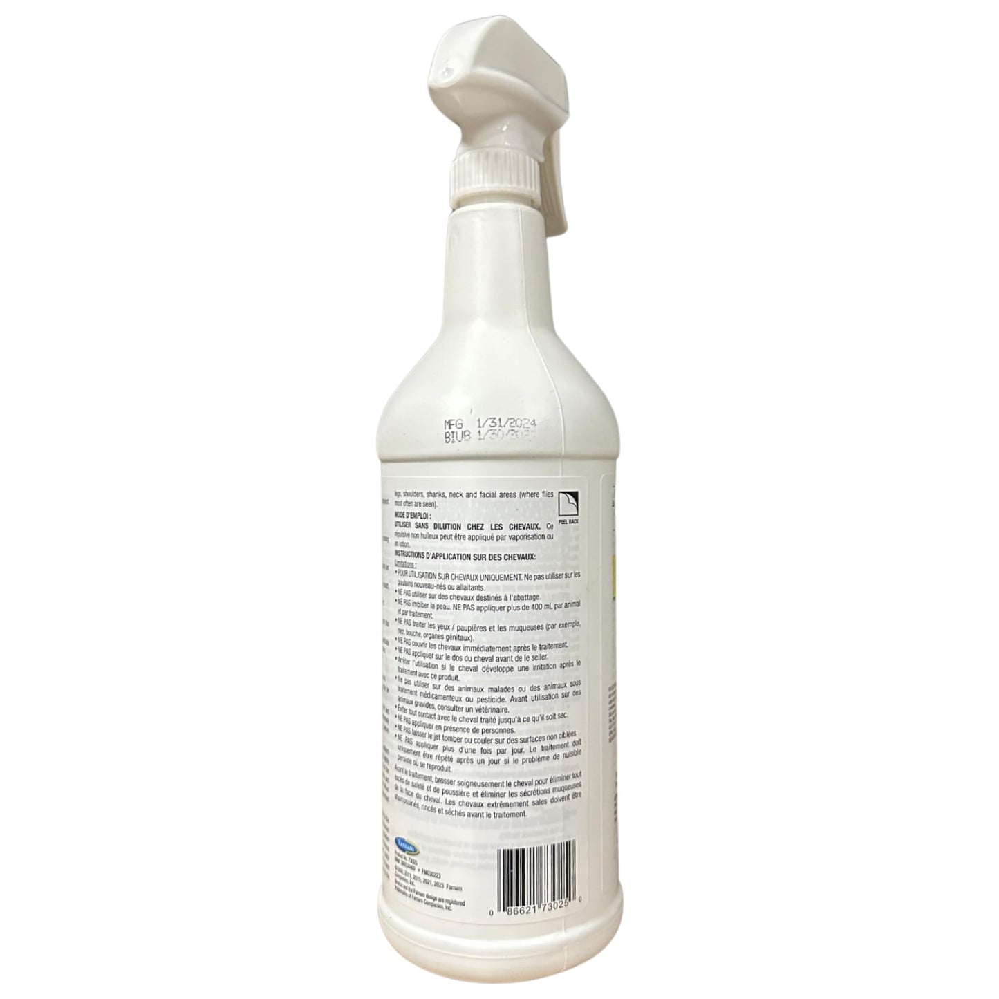 Bronco Water-Base Equine Fly Spray - 946 ml