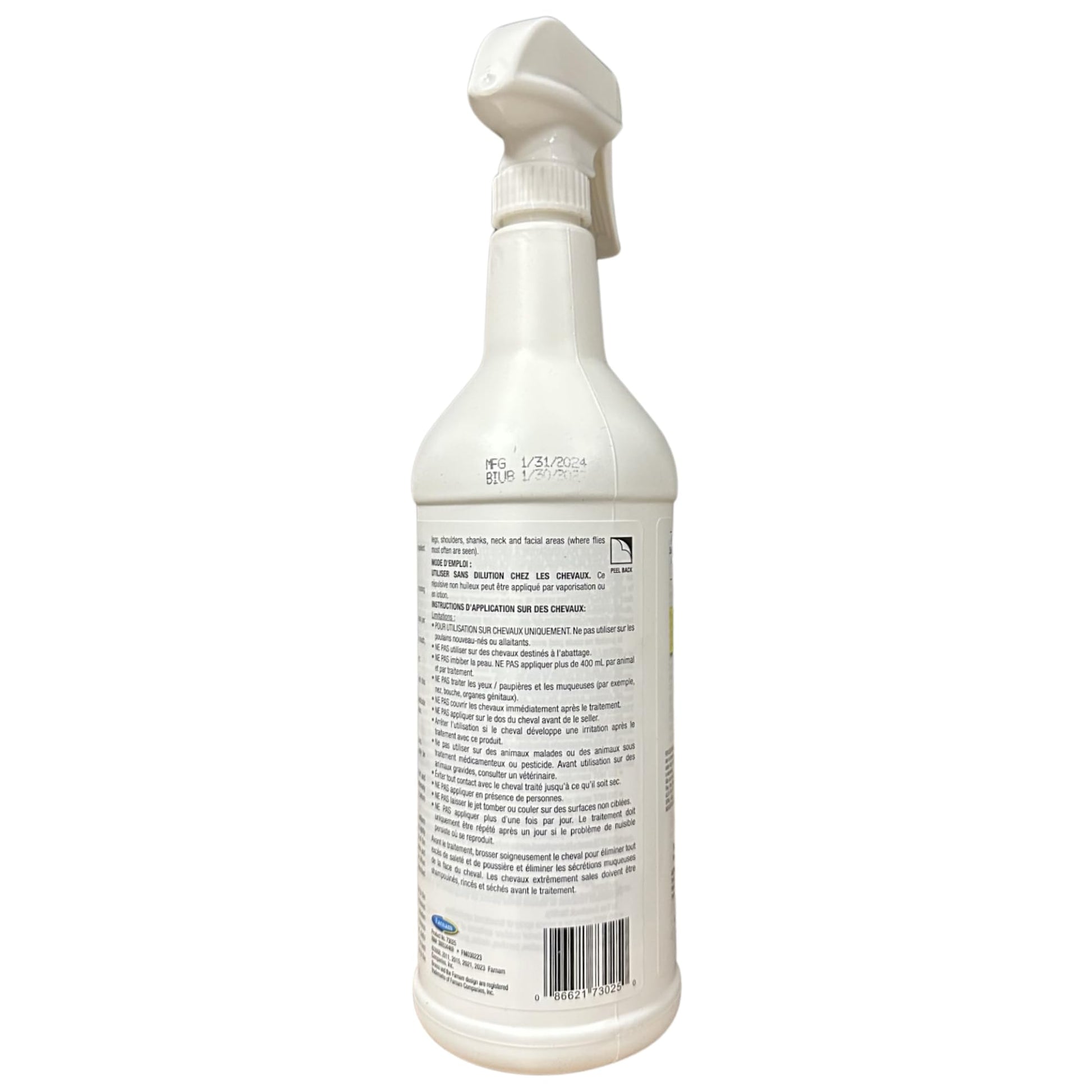 Bronco Water-Base Equine Fly Spray - 946 ml