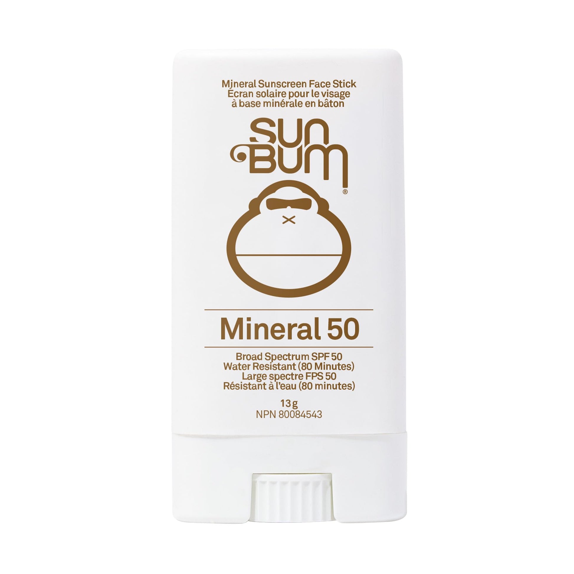 Sun Bum Mineral Spf 50 Sunscreen Face Stick | Vegan and Reef friendly (Octinoxate & Oxybenzone Free) Broad Spectrum Natural Sunscreen with Uva/uvb Protection | .45 Oz, 0.45 ounces NPN# 80084543 - Available at All In One Marketplace Canada
