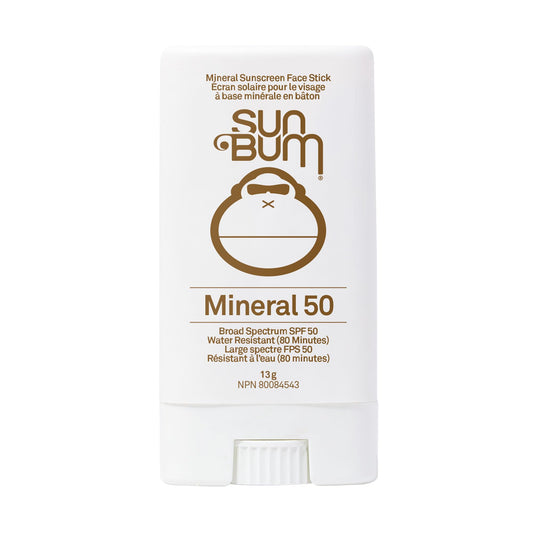 Sun Bum Mineral Spf 50 Sunscreen Face Stick | Vegan and Reef friendly (Octinoxate & Oxybenzone Free) Broad Spectrum Natural Sunscreen with Uva/uvb Protection | .45 Oz, 0.45 ounces NPN# 80084543 - Available at All In One Marketplace Canada