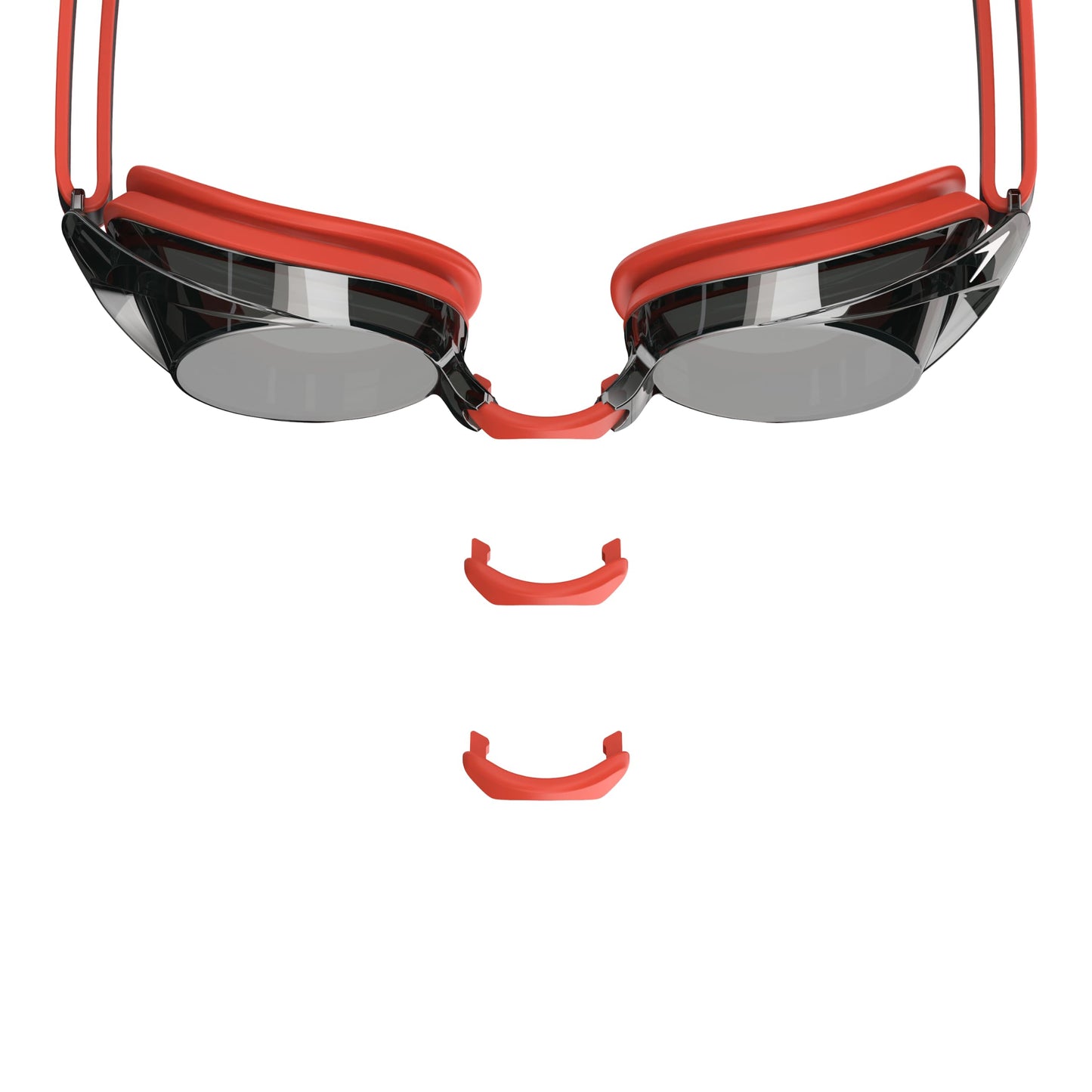 Speedo Unisex Adult Swim Goggles Mirrored Vanquisher 2.0 - Red, One Size Speedo