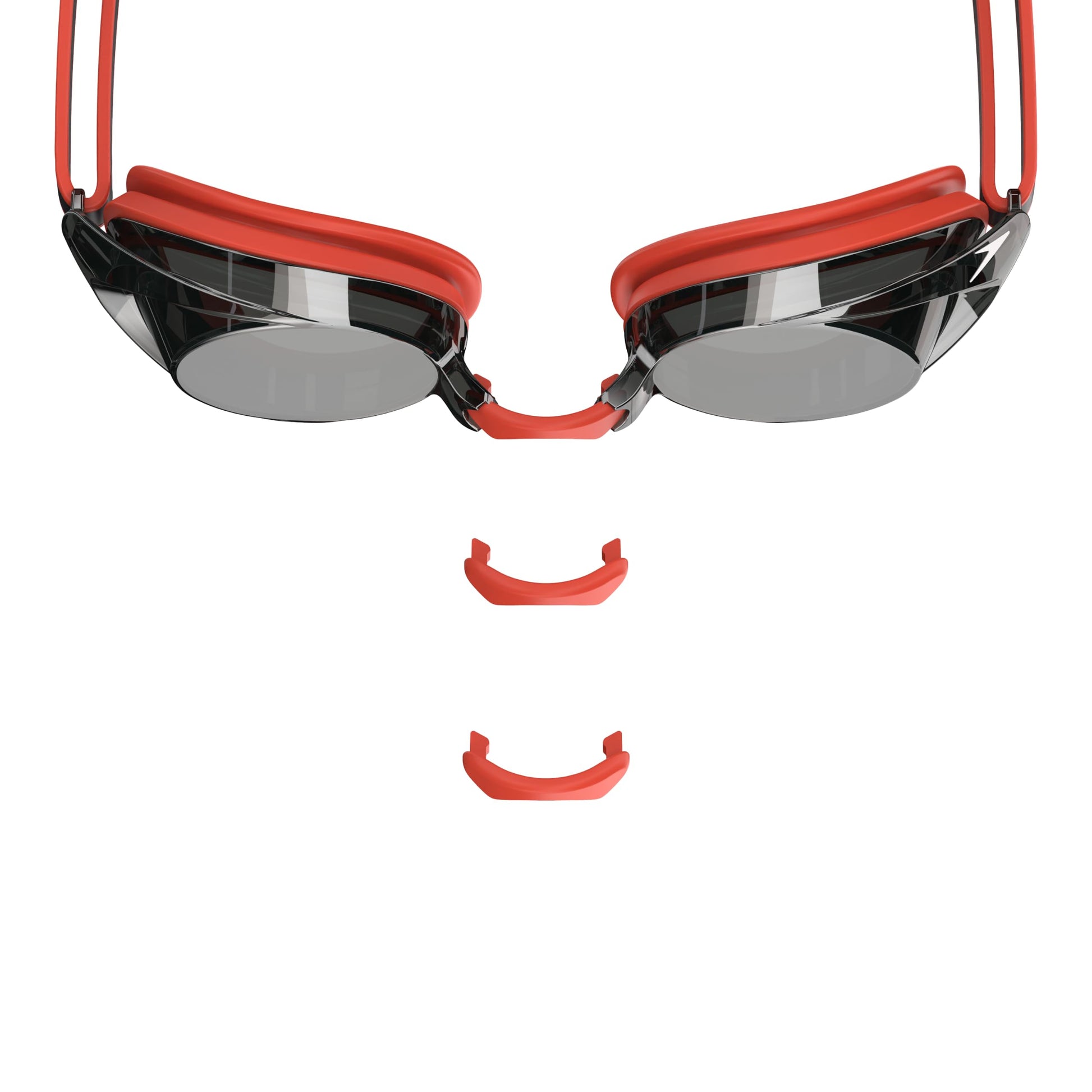 Speedo Unisex Adult Swim Goggles Mirrored Vanquisher 2.0 - Red, One Size Speedo