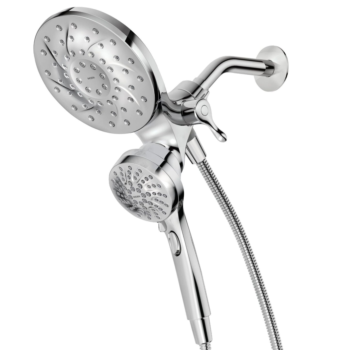 Moen 26009 Engage Magnetix 2.5 GPM Handheld/Rain Shower Head 2-in-1 Combo Featuring Magnetic Docking System, Pack of 1, Chrome Moen