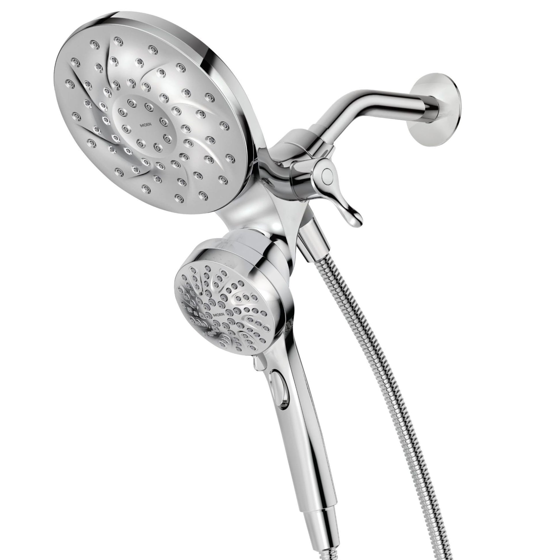 Moen 26009 Engage Magnetix 2.5 GPM Handheld/Rain Shower Head 2-in-1 Combo Featuring Magnetic Docking System, Pack of 1, Chrome Moen