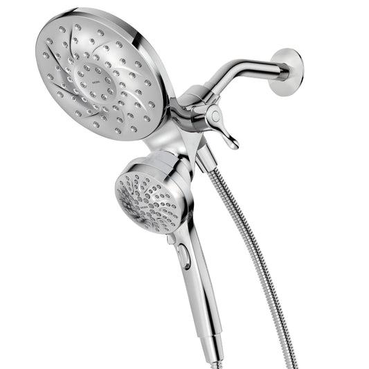 Moen 26009 Engage Magnetix 2.5 GPM Handheld/Rain Shower Head 2-in-1 Combo Featuring Magnetic Docking System, Pack of 1, Chrome Moen