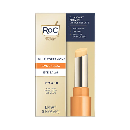 RoC Multi Correxion Revive + Glow Vitamin C with Peptides Eye Balm for Brighter Eyes 4G - Available at All In One Marketplace Canada
