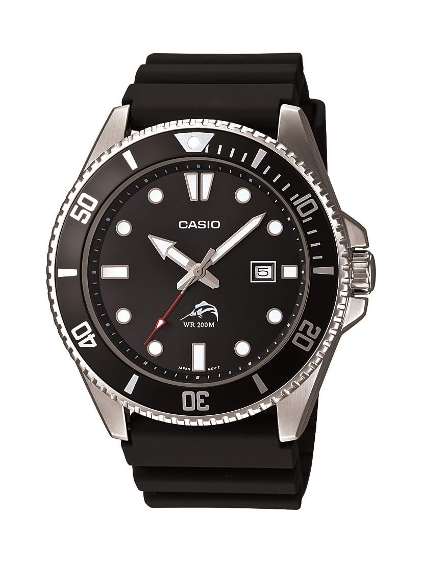 Casio Men’s MDV106-1AV 200M Duro Analog Watch, Black Casio
