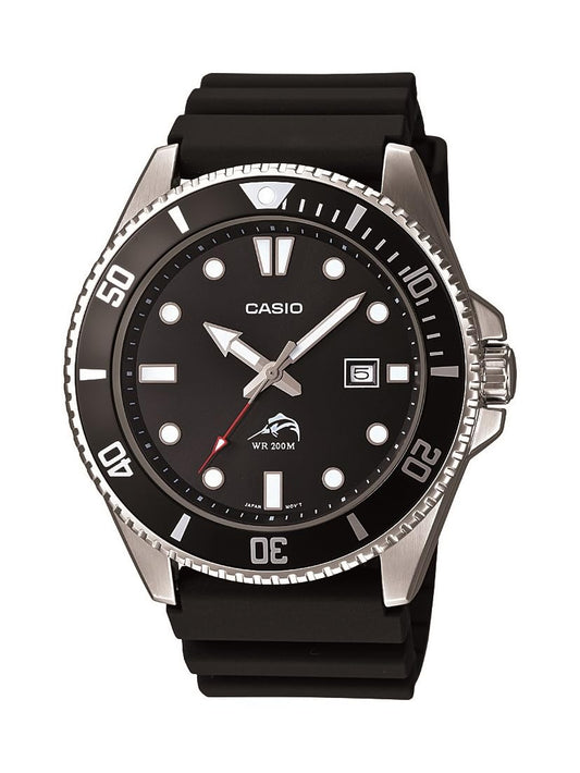 Casio Men’s MDV106-1AV 200M Duro Analog Watch, Black Casio