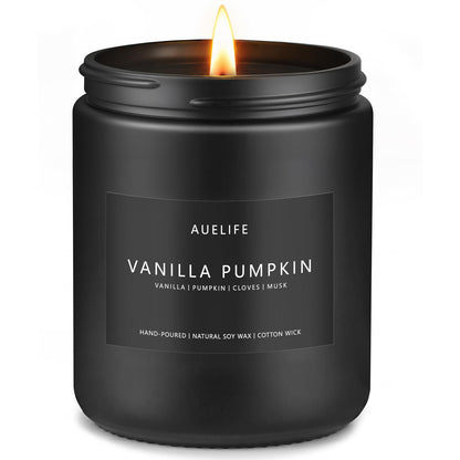 Auelife Fall Candle, Vanilla Pumpkin Scented for Home, Soy Wax 🍁 All In One Marketplace Canada