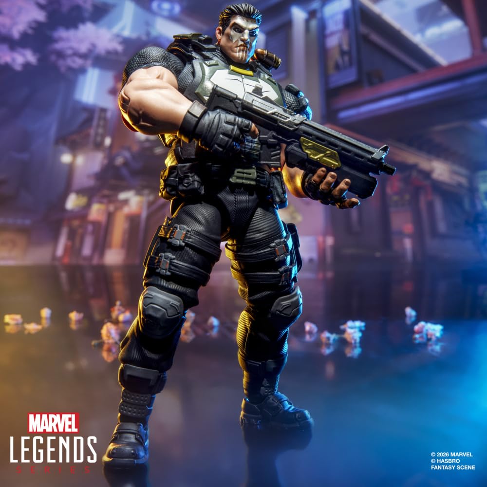 Marvel Legends Series Marvel Rivals The Punisher, Video Game-Inspired Collectible 6-Inch Action Figure
