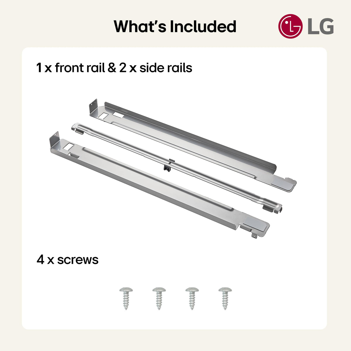 LG KSTK4 Genuine Washer & Dryer Stacking Kit (27") by LG Canada