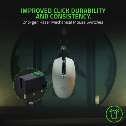 Razer Orochi V2 Mobile Wireless Gaming Mouse: Ultra Lightweight - 2 Wireless Modes - Up to 950hrs Battery Life - Mechanical Mouse Switches - 5g Advanced 18k Dpi Optical Sensor - White