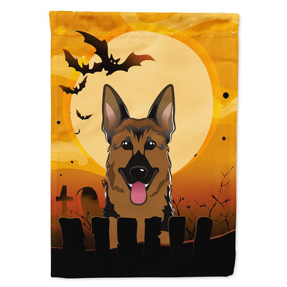 Caroline's Treasures BB1769CHF Halloween German Shepherd Canvas House Size Flag, Multicolor, Large