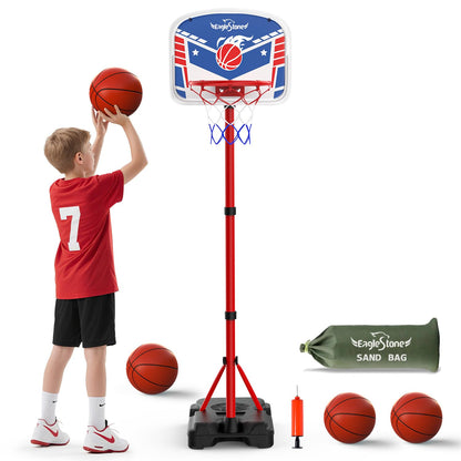 EagleStone Kids Basketball Hoop with Stand Adjustable Height Indoor Outdoor 🍁 All In One Marketplace Canada