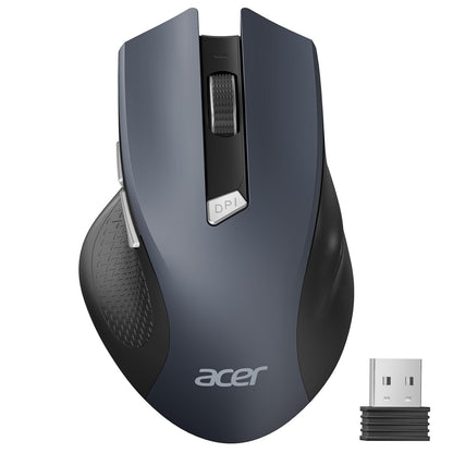 Acer Wireless Mouse for Laptop, 2.4GHz Computer Mouse Wireless with USB Receiver, Portable Cordless Mice, 3 Adjustable DPI Ergo USB Mice, 6 Buttons, Medium to Large Sized Hands for PC, Laptop, Desktop - Available at All In One Marketplace Canada