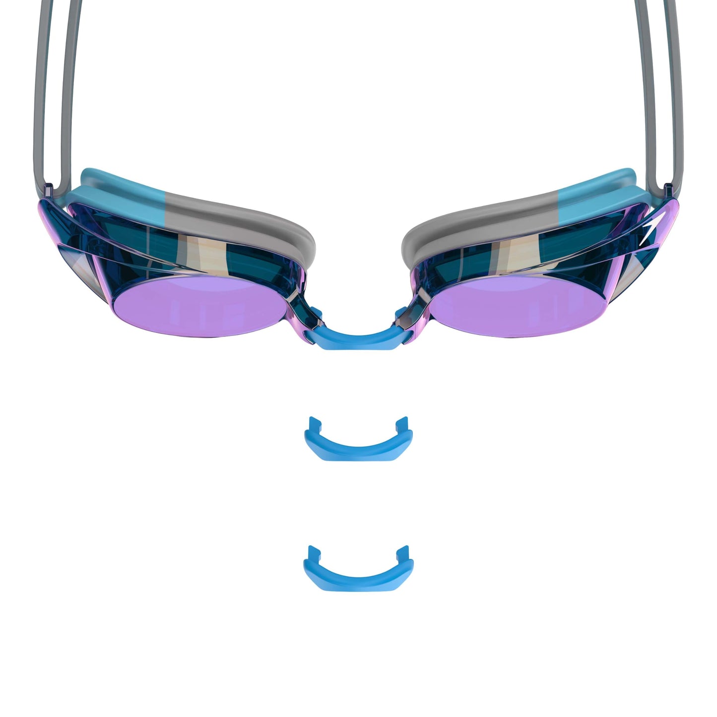 Speedo Vanquisher 2.0 Mirrored Swim Goggles, Panoramic, Anti-Glare, Anti-Fog with UV Protection, Horizon Blue, 1SZ 🍁 All In One Marketplace Canada