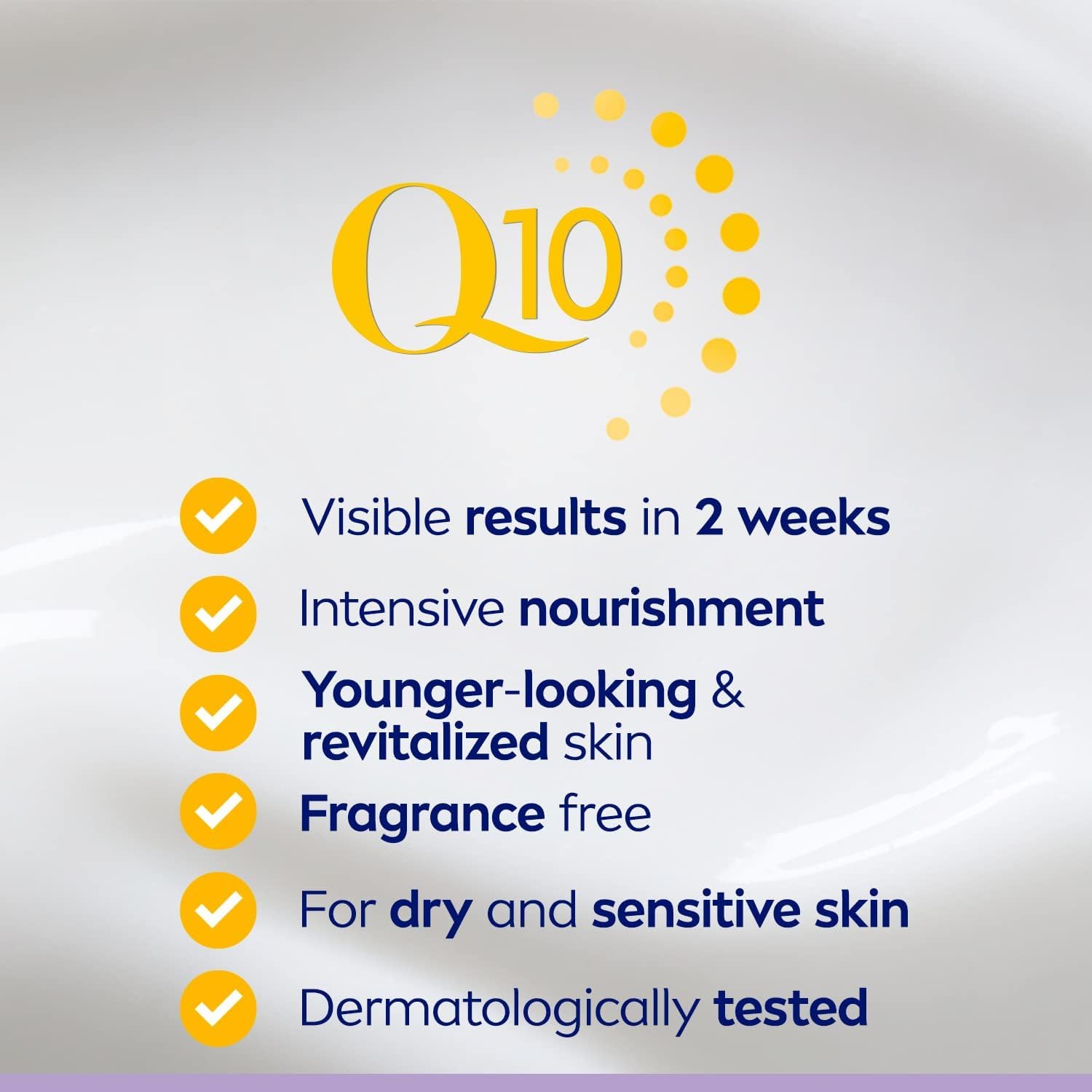 NIVEA Q10 Power Anti-wrinkle + Fragrance-free Moisturizer for Sensitive Skin, 50ml NIVEA