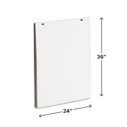 Quartet Newsprint Easel Pad, 24" x 36", 50 Sheets/Pad, 2-Pack (3413889604) Quartet