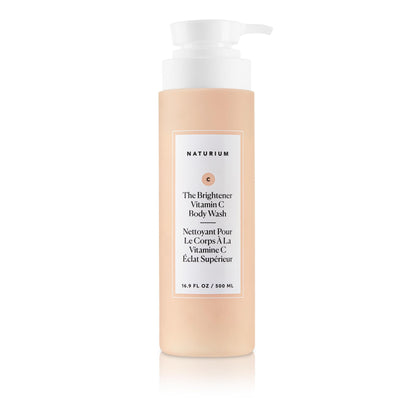 Naturium The Brightener Vitamin C Body Wash | Gentle Cleanser | 16.9 FL OZ / 500 ml