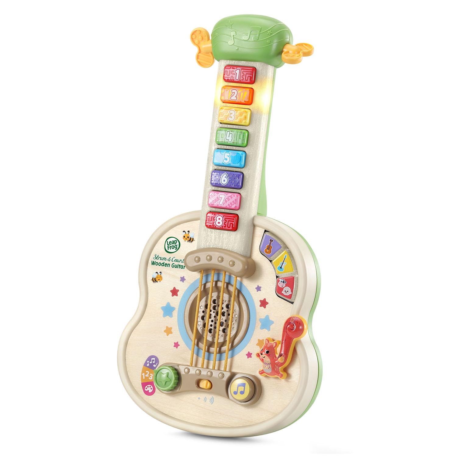 LeapFrog Strum & Count Wooden Guitar (English Version) LeapFrog