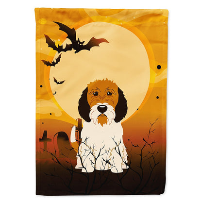 Caroline's Treasures BB4345CHF Halloween Petit Basset Griffon Veenden Flag Canvas House Size, Large, Multicolor