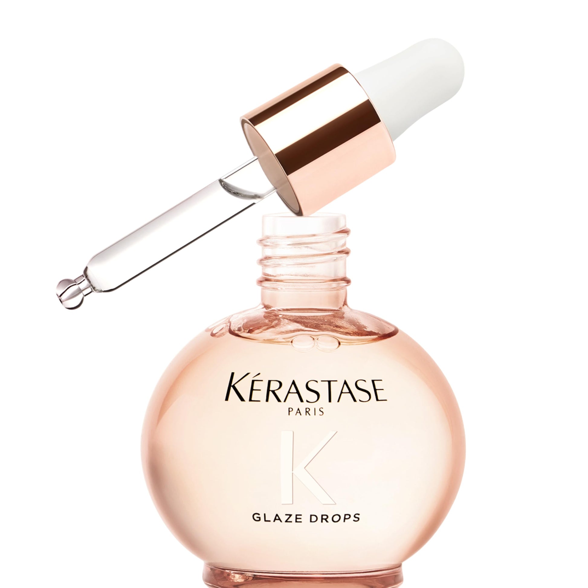 Kérastase Hair Gloss Oil, Gloss Absolu Anti-frizz Drops, Glossy & illuminating oil, Adds Shine, No Greasy Touch, For All Hair Types, Vegan Formula with Wild rose in Oil, 45 ml - Available at All In One Marketplace Canada