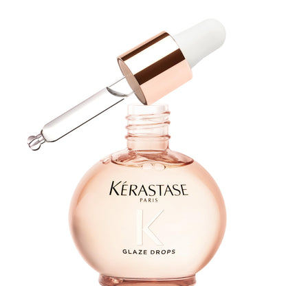 Kérastase Hair Gloss Oil, Gloss Absolu Anti-frizz Drops, Glossy & illuminating oil, Adds Shine, No Greasy Touch, For All Hair Types, Vegan Formula with Wild rose in Oil, 45 ml - Available at All In One Marketplace Canada