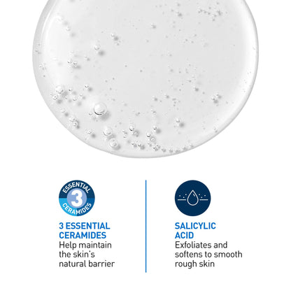 CeraVe Salicylic Acid Cleanser, Renewing Exfoliating Face Wash With Vitamin D for Normal Skin, Fragrance Free, Verified by CeraVe, 473ml