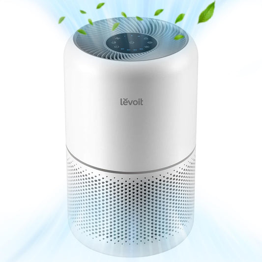 Levoit Air Purifiers Large Room Bedroom Home Up to 1073 ft², AHAM VERIFIDE, 4 Customized Replacement Filter Remove Allergies Pollen Dust Smoke Odor, Air Cleaner with Sleep Mode, Core 300-P White
