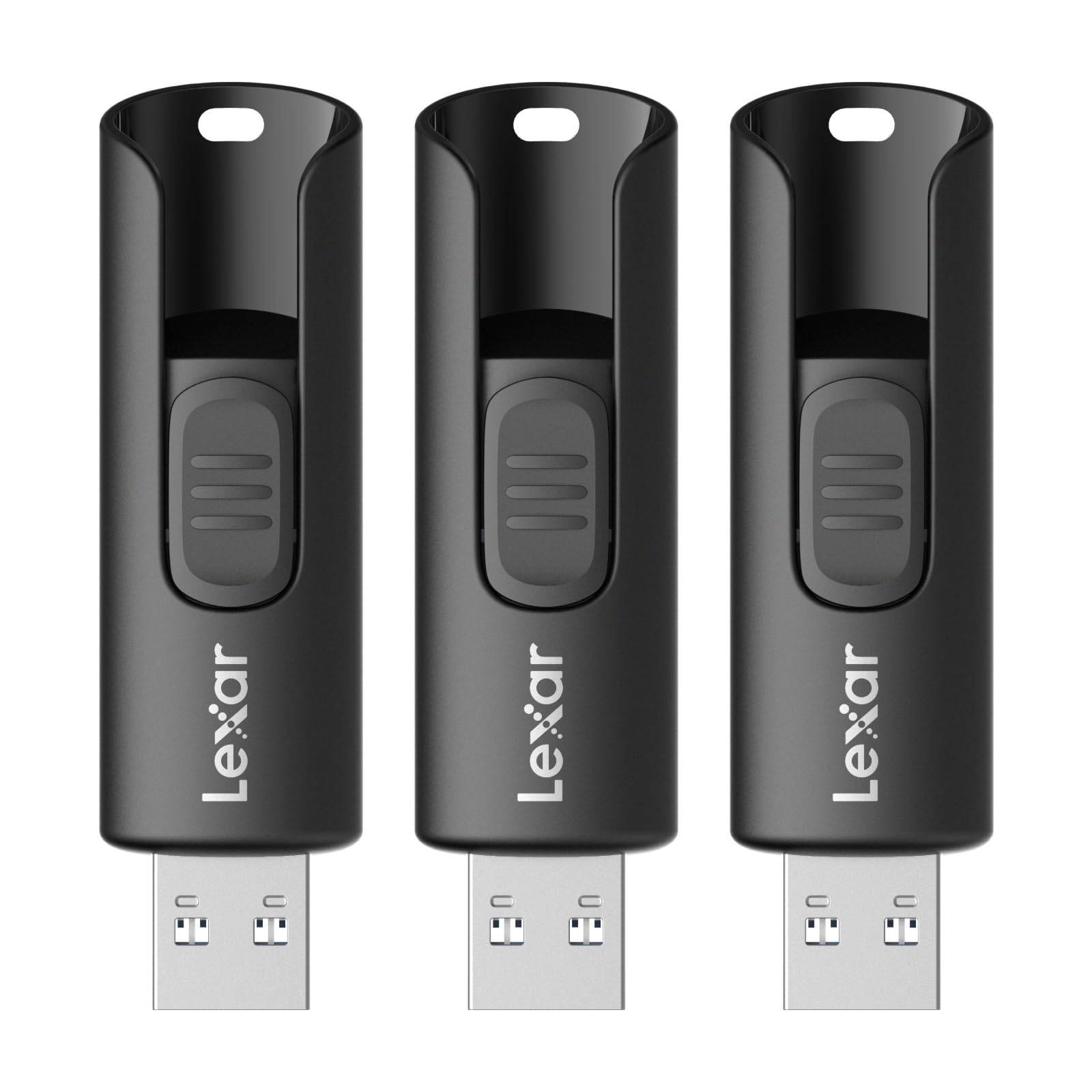 Lexar 32GB 3-Pack Flash Drive A30E USB 3.2 Gen 1, USB Drive up to 100MB/s, Storage Expansion and Backup for PC and Mac Systems